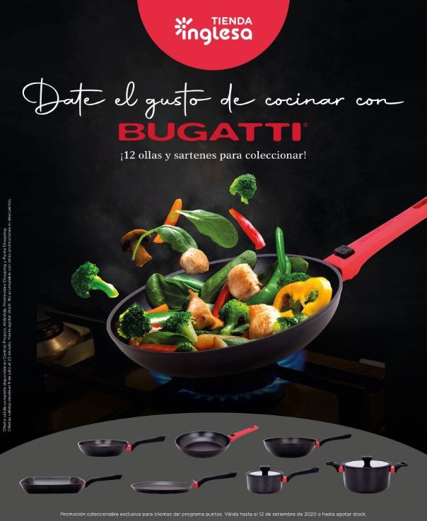 cocinar con bugatti